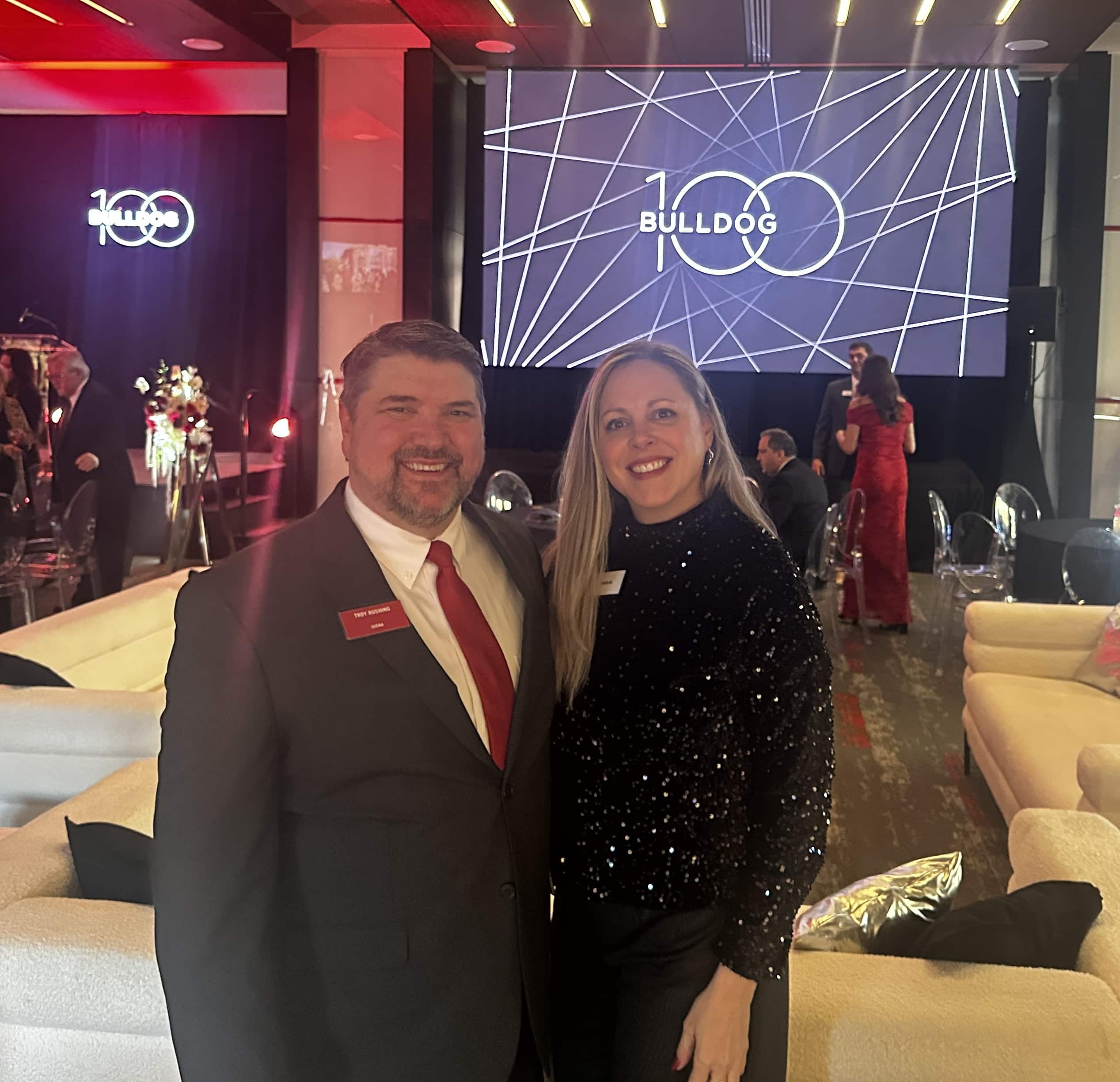 SCENA team at the Bulldog 100 ceremony